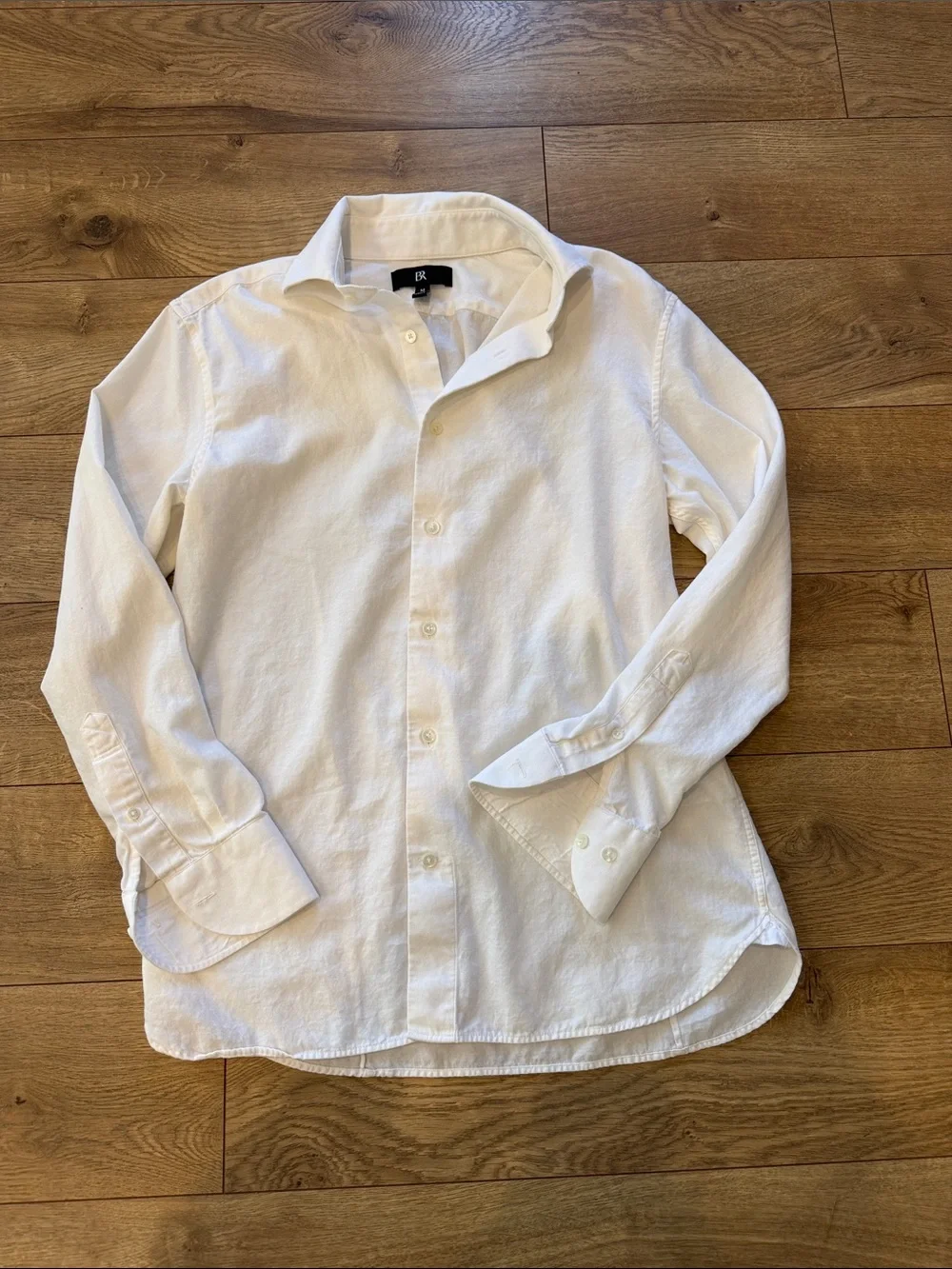 Banana Republic Men’s SLIM-FIT COTTON-CASHMERE DRESS SHIRT